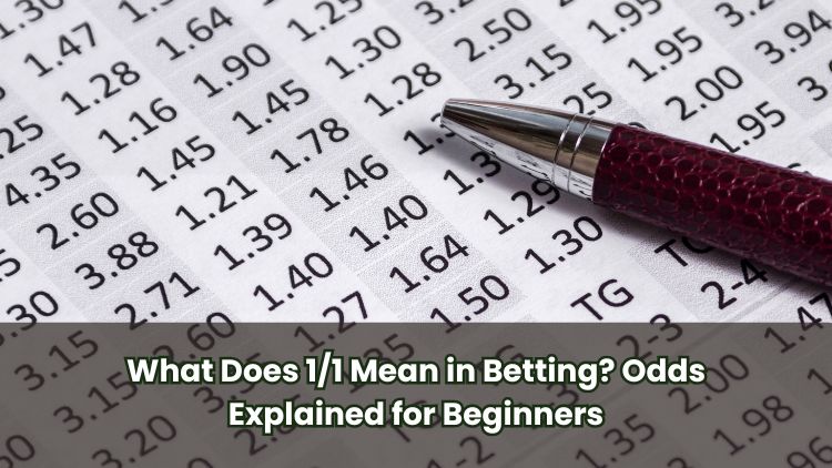 What Does 1/1 Mean in Betting? Odds Explained for Beginners